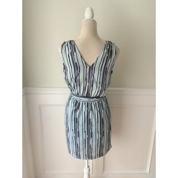 Stitch Fix Collective Concepts Blue Purple Surplice Dress S - Picture 4 of 5